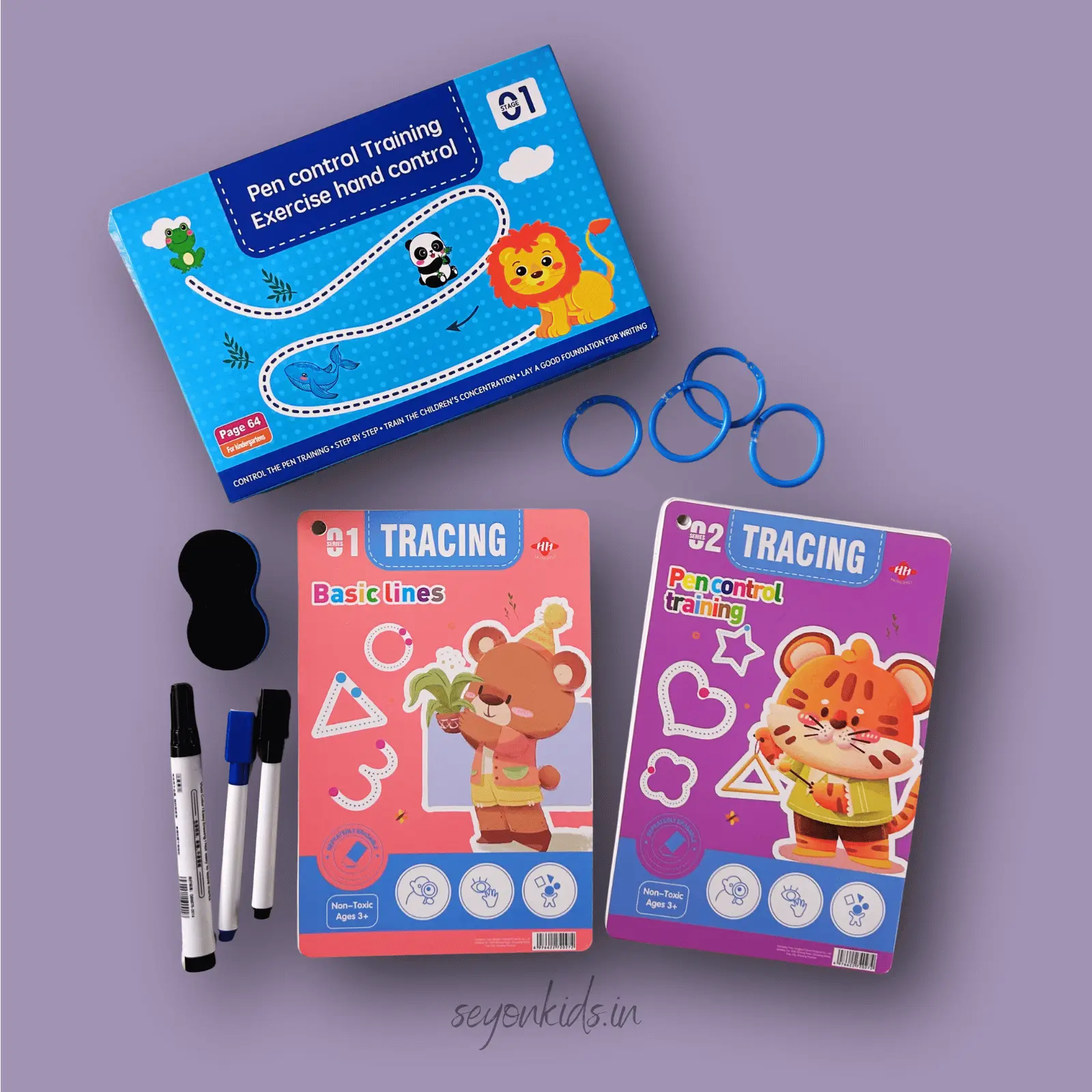 Tracing Booklet (Lines, curves & Letters)