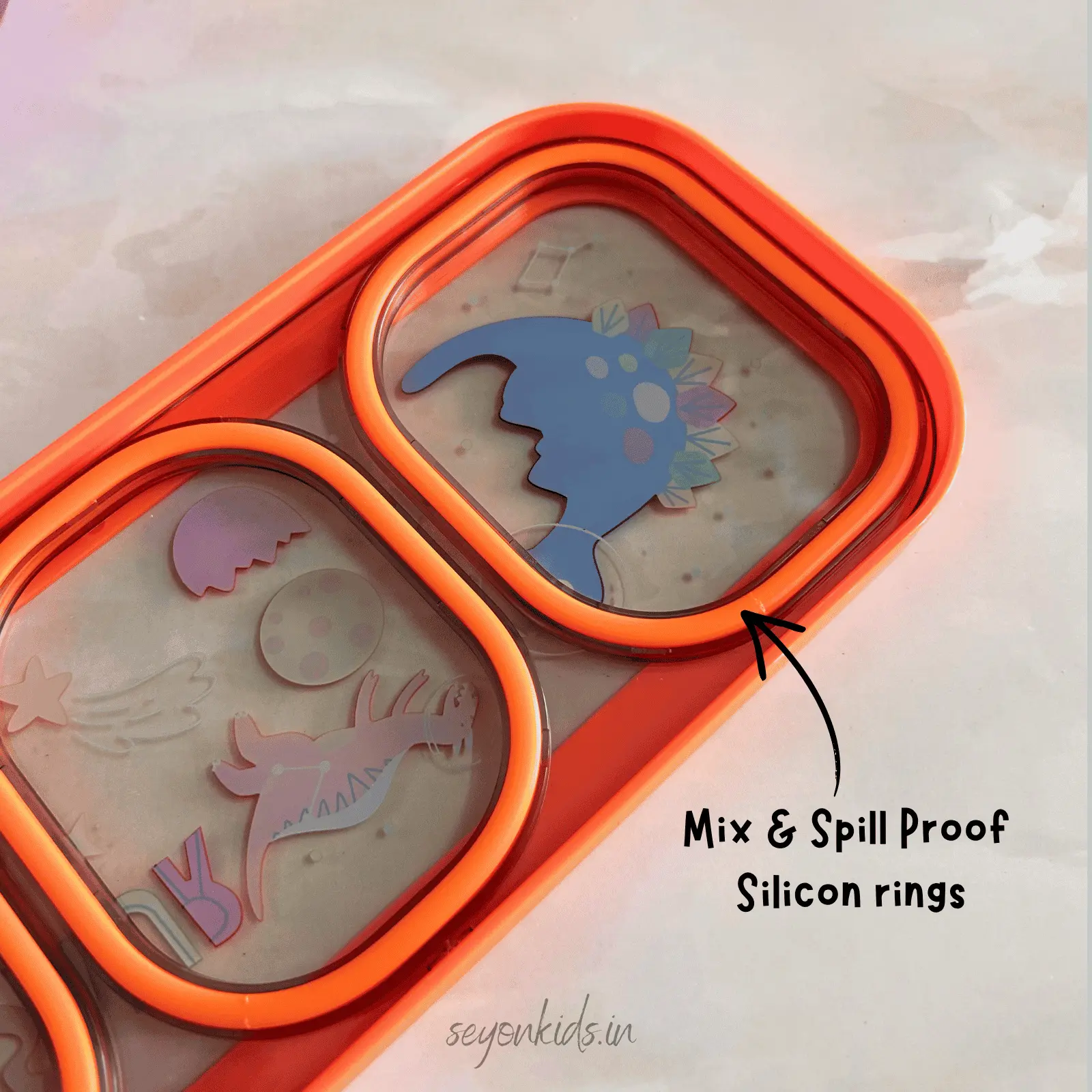 3 Compartment Rectangular Bento - Printed