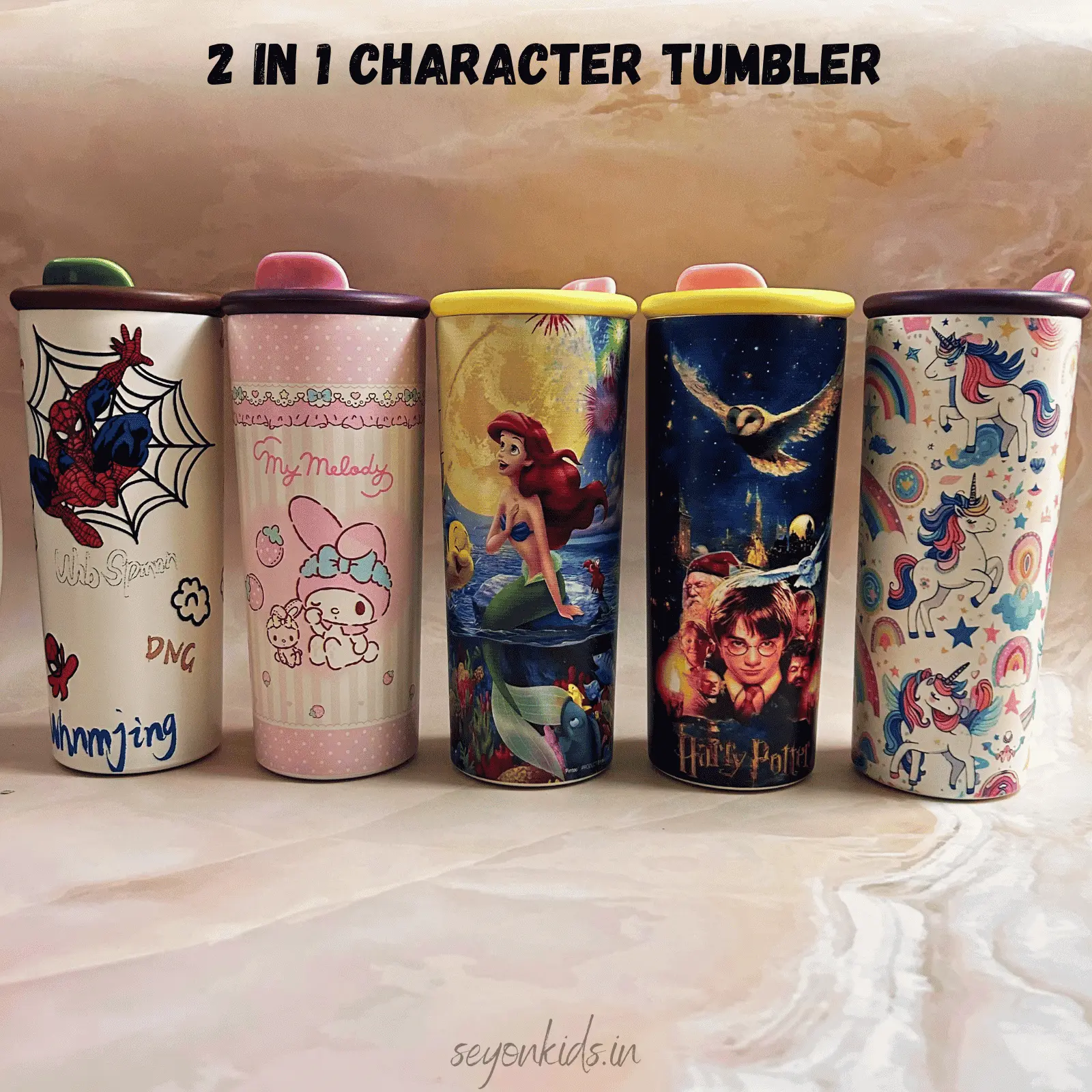 2 in 1 Character Tumbler 600ml