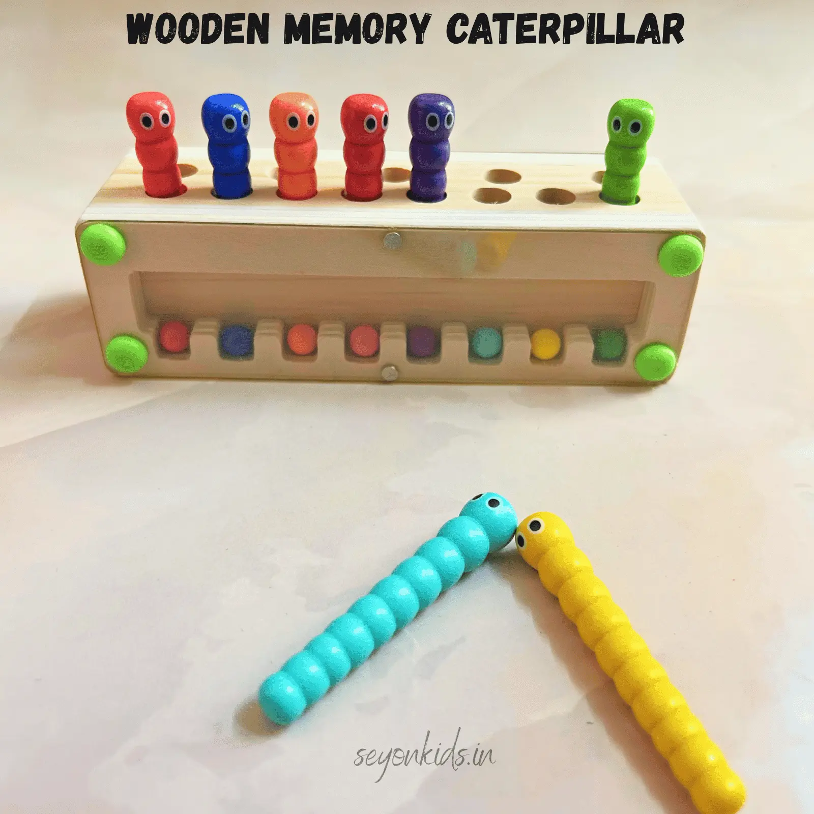 Wooden Caterpillar Game
