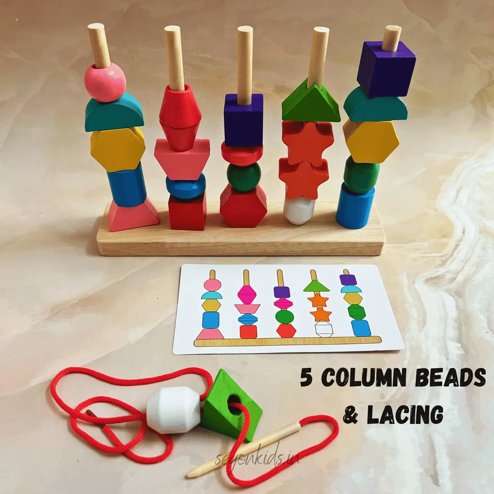5 Column Beads Toys