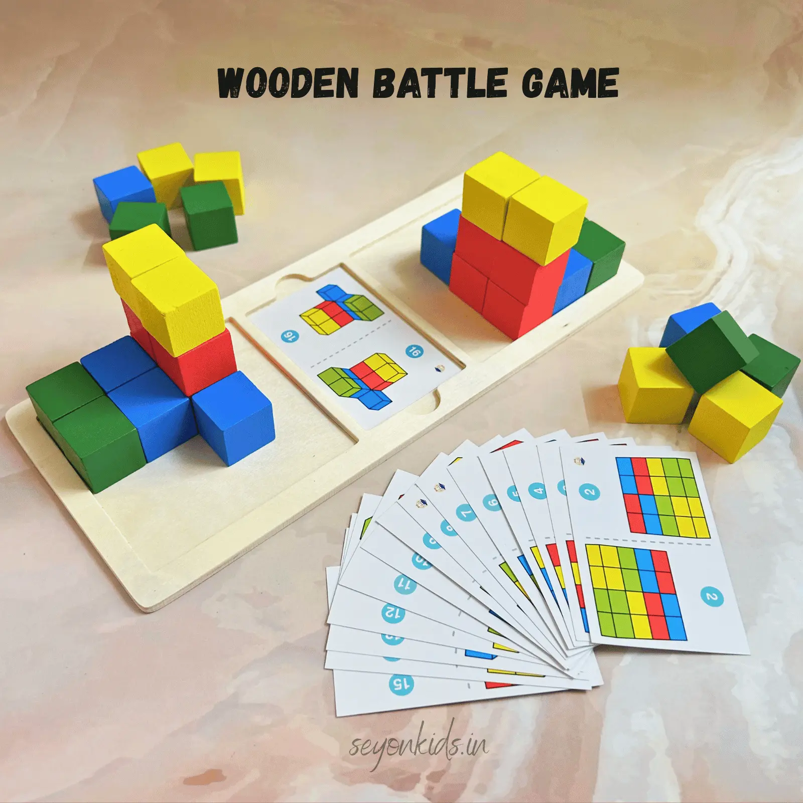 Wooden Blocks Battle game