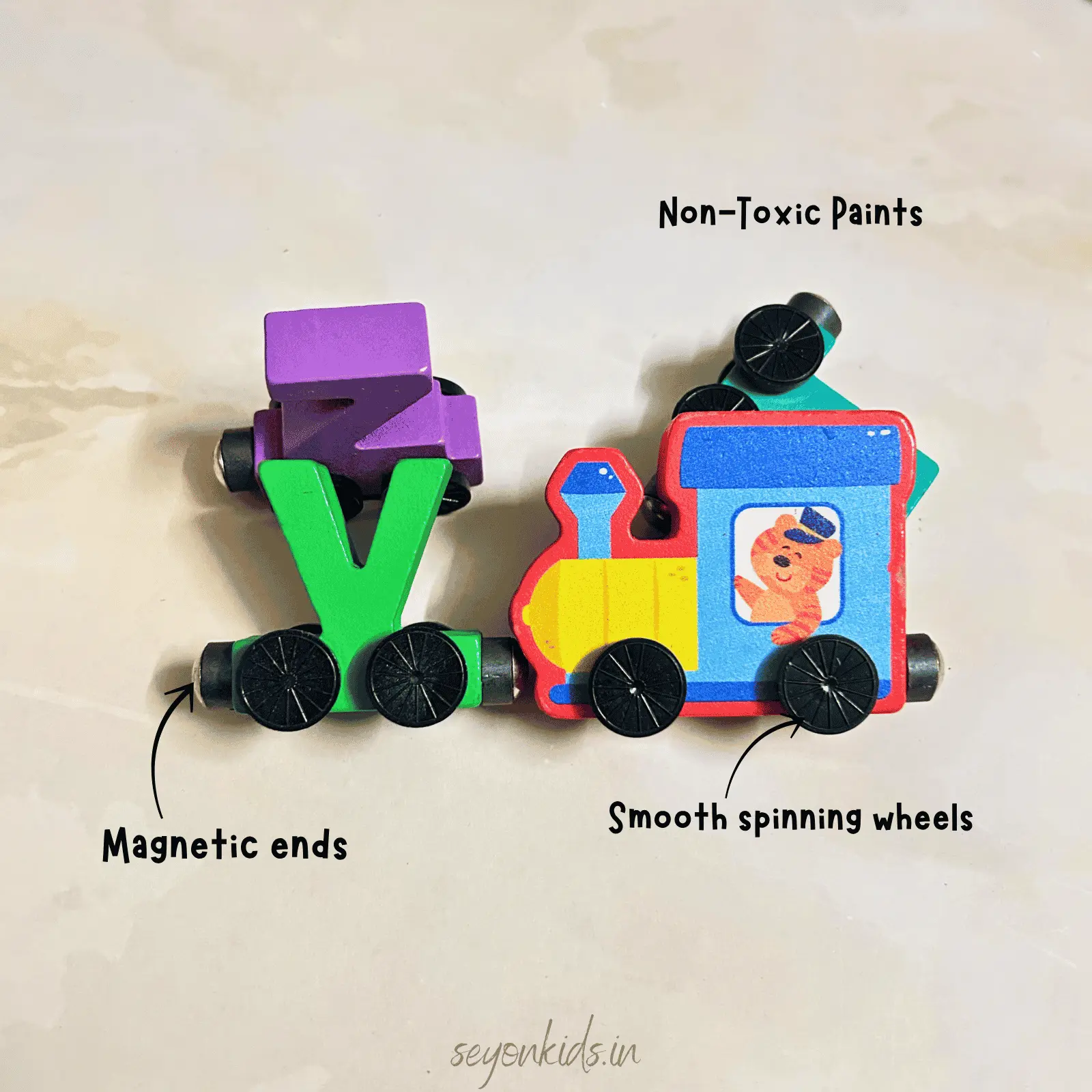 Alphabet Magnetic Train