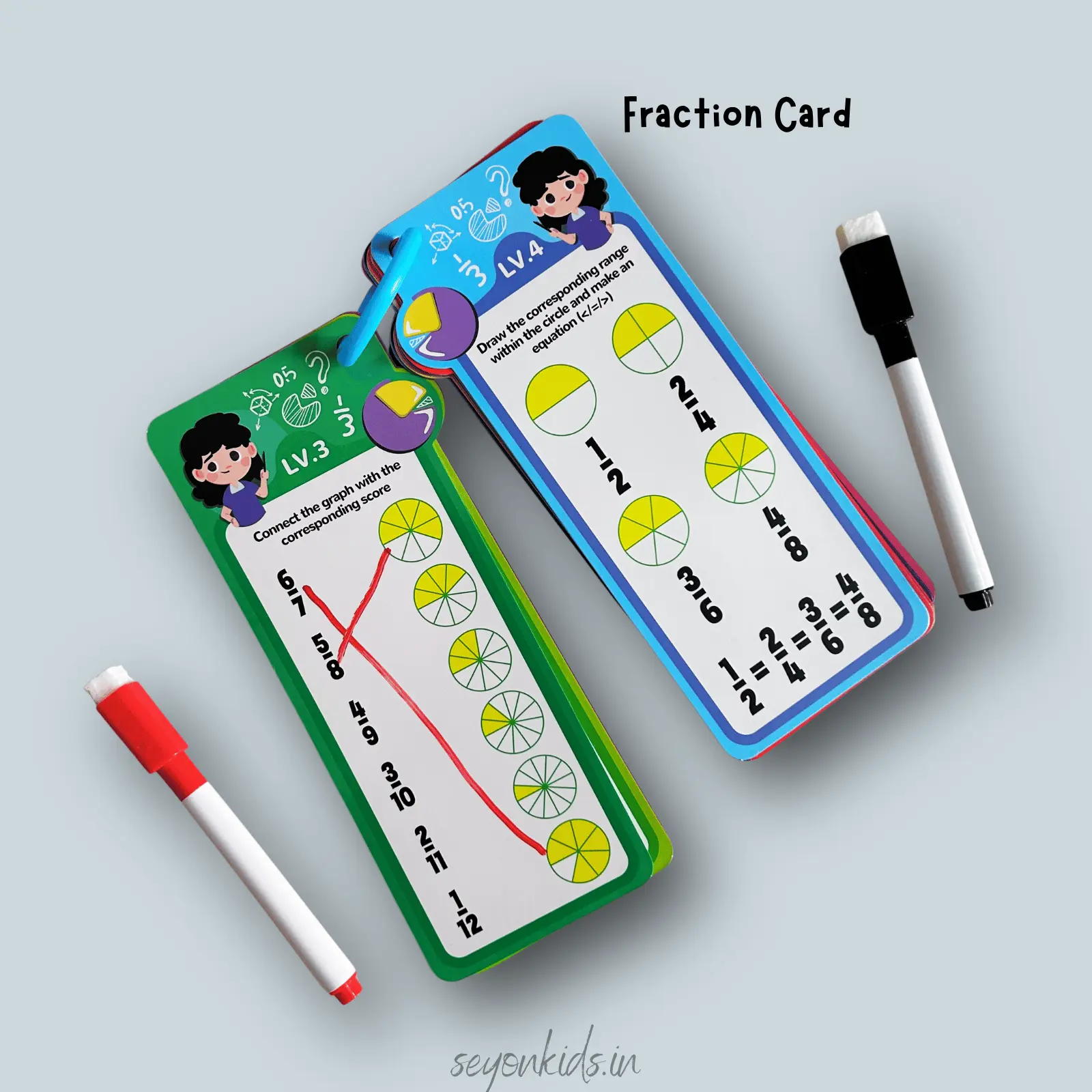 Math functional cards
