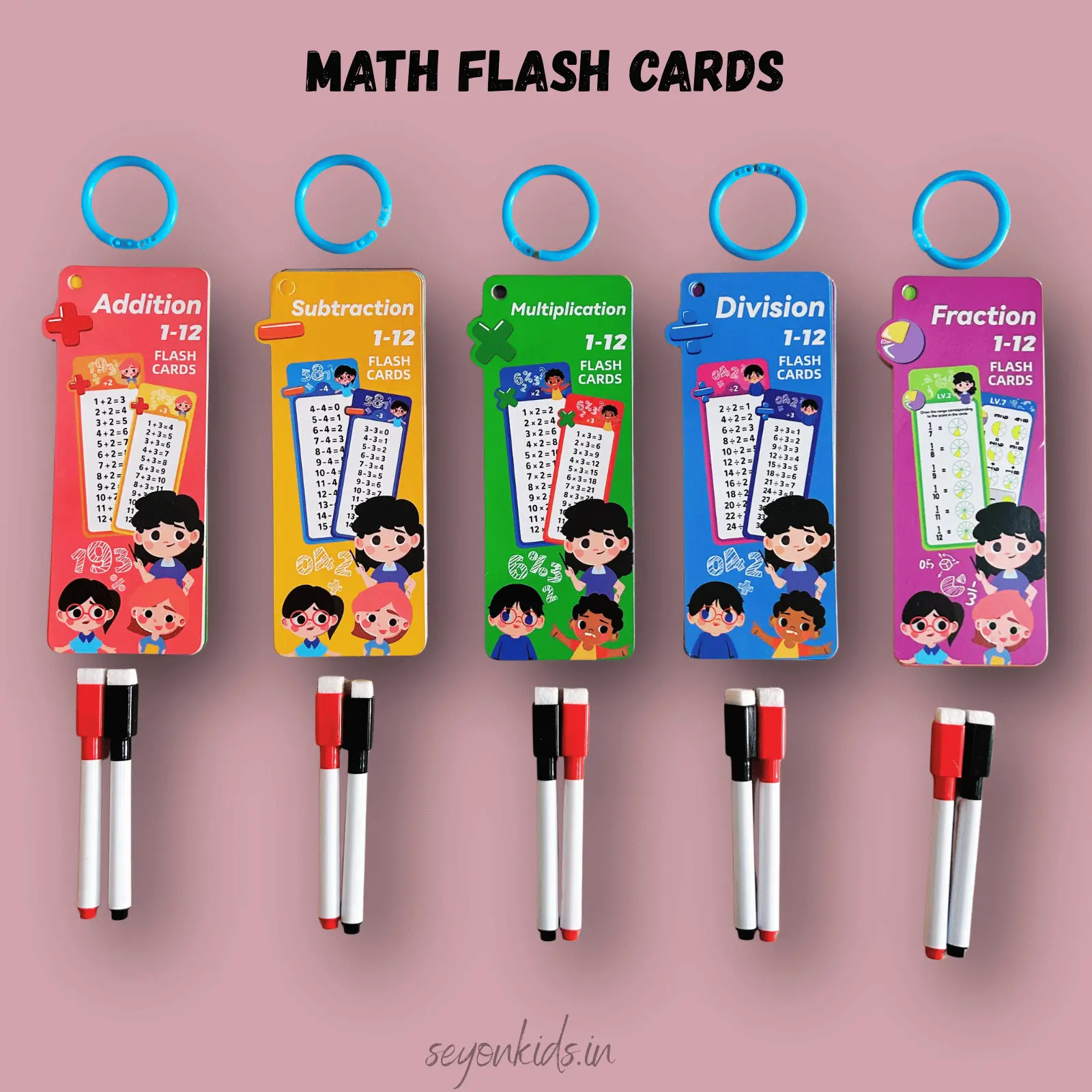 Math functional cards
