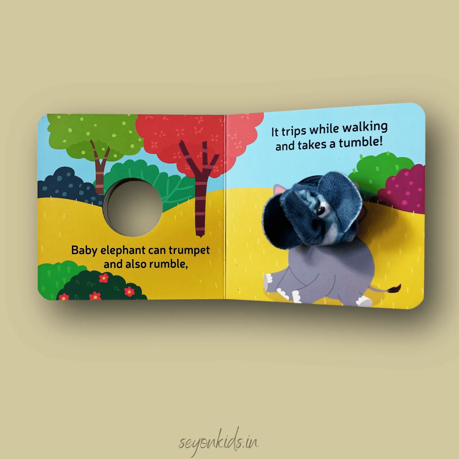 Finger Puppet Book- Baby Elephant
