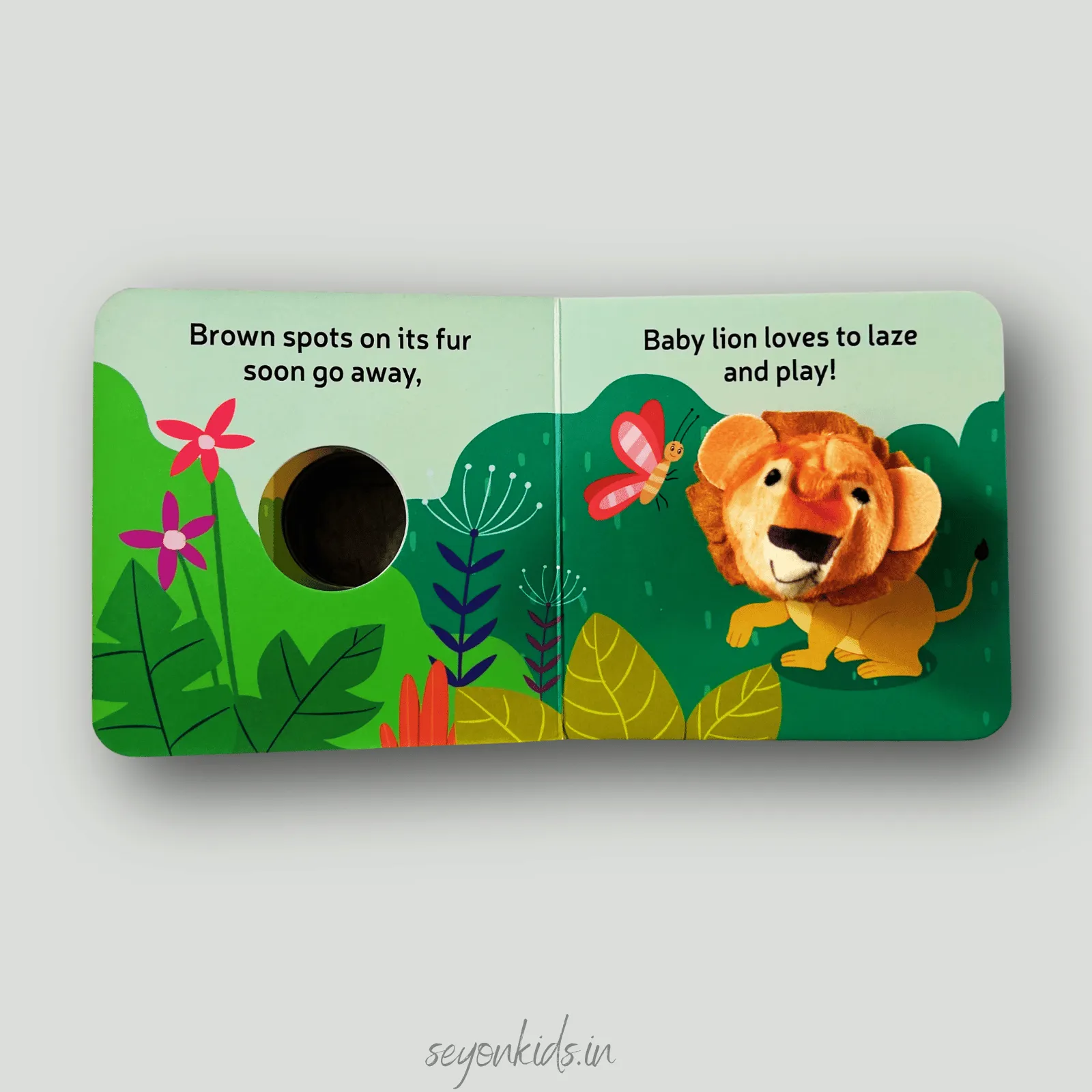 Finger Puppet Book- Baby Lion