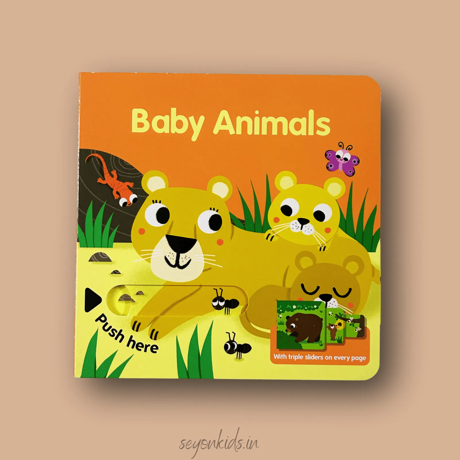 Push & Pull: Baby Animals (Triple Slider)