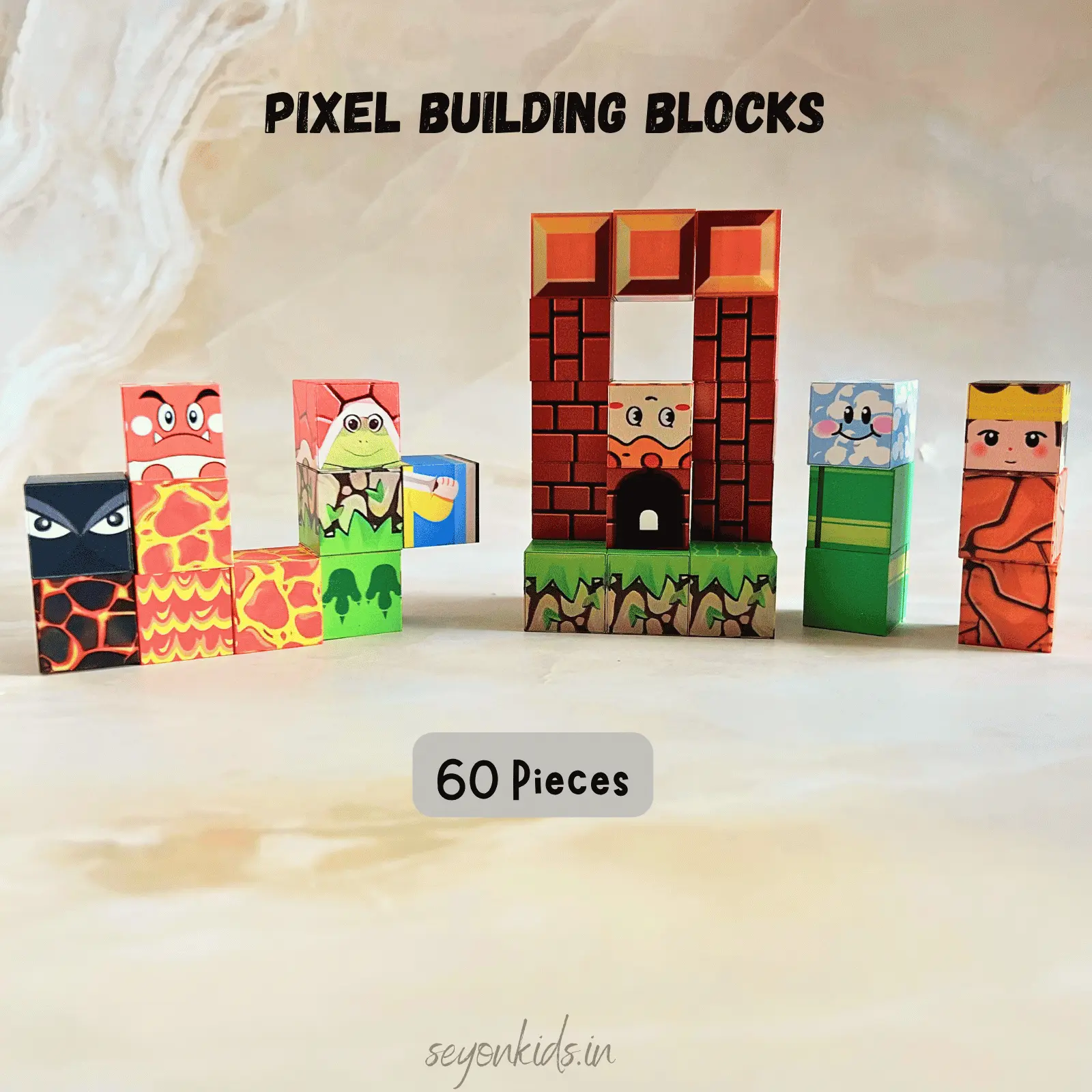 Magnetic Pixel Building Block - 60 pcs