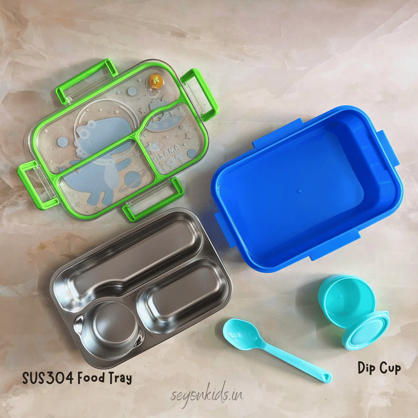 3 Compartment with Small Box
