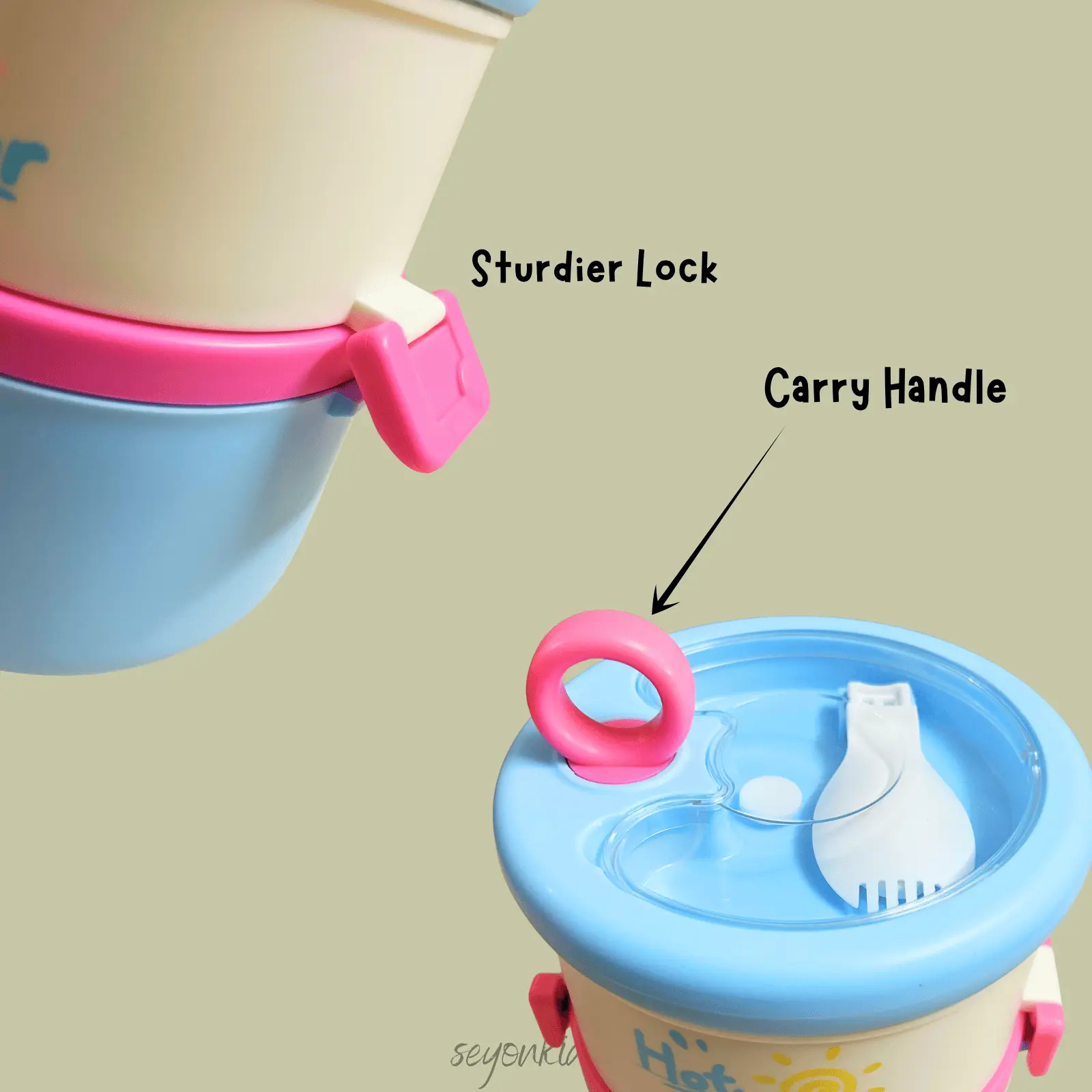 Hot Summer - Two Tier Lunch Box