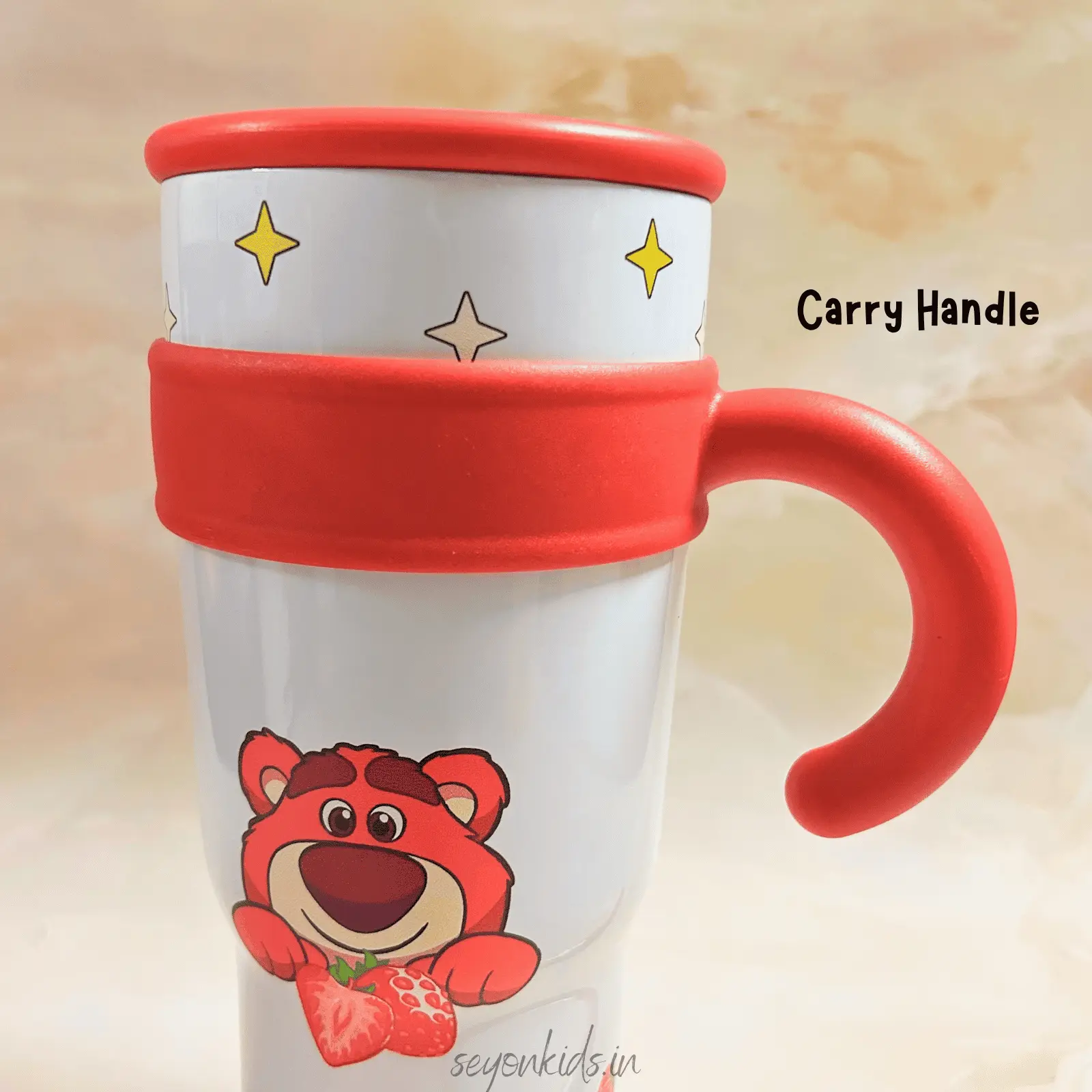 Disney tumbler with steel straw
